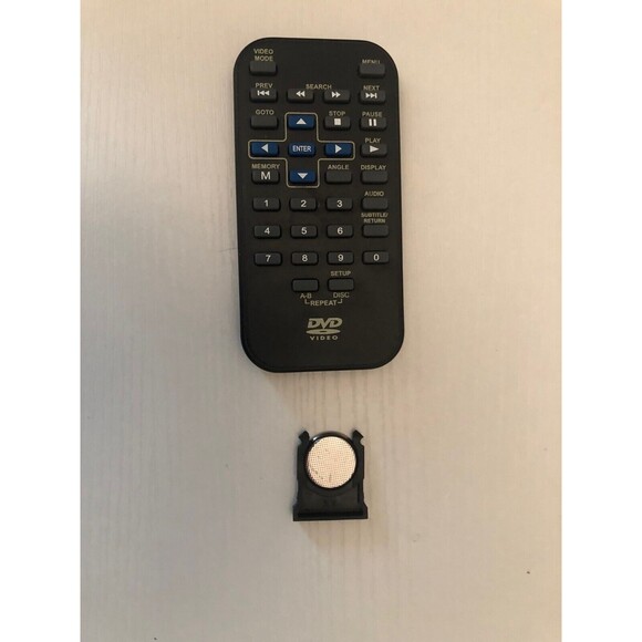 Portable DVD Video Player Remote Control RCA Audiovox Durabrand DRC6296 PVS3393 - Picture 3 of 3